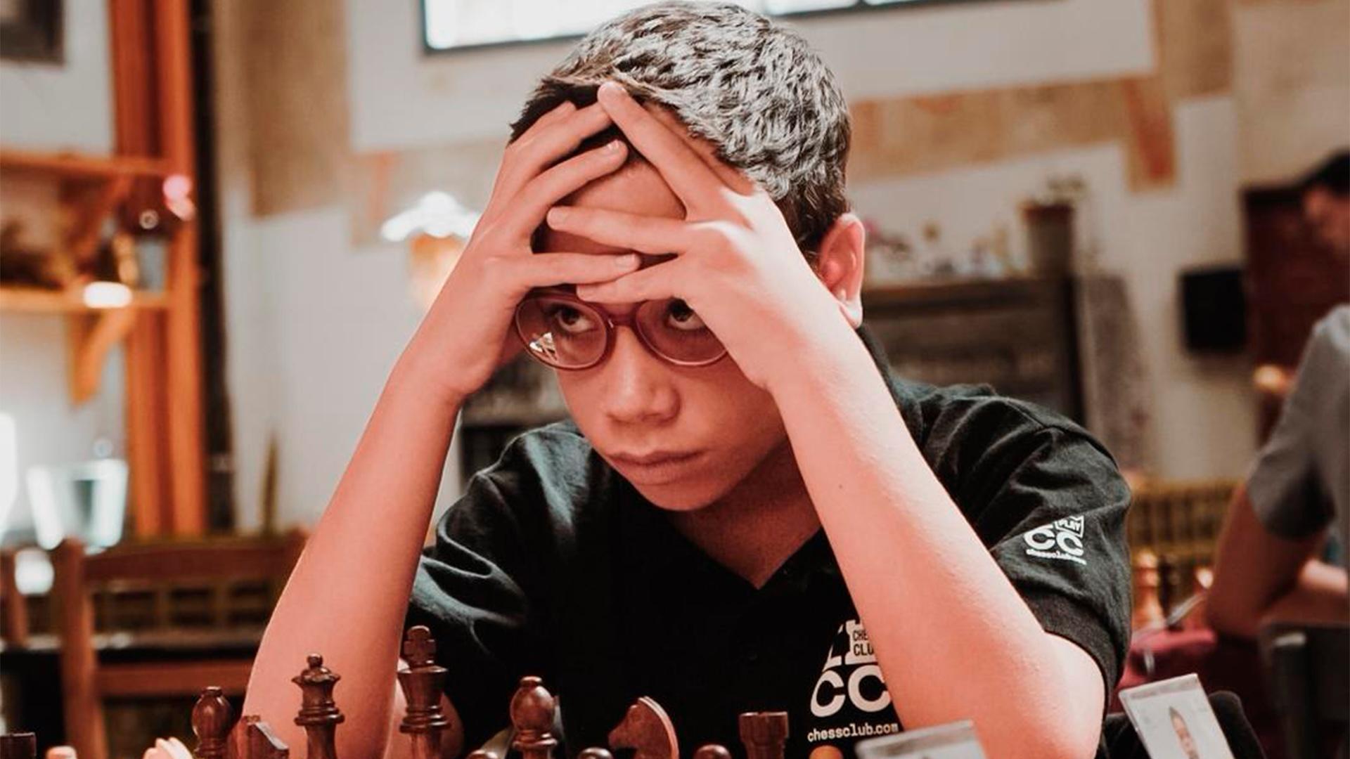 Joven talento del ajedrez