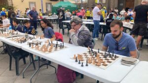 Simultánea de ajedrez en Las Palmas de Gran Canaria