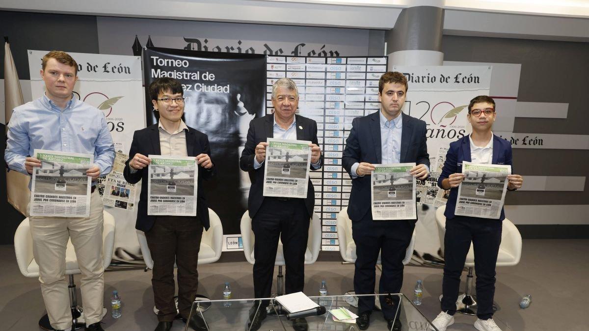 Enfrentamientos en el Magistral de León Jugadores de ajedrez profesional